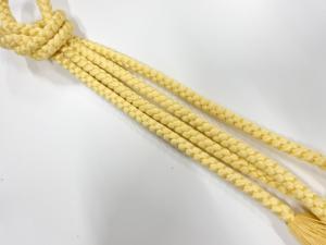 正絹　撚り房　手組帯締め